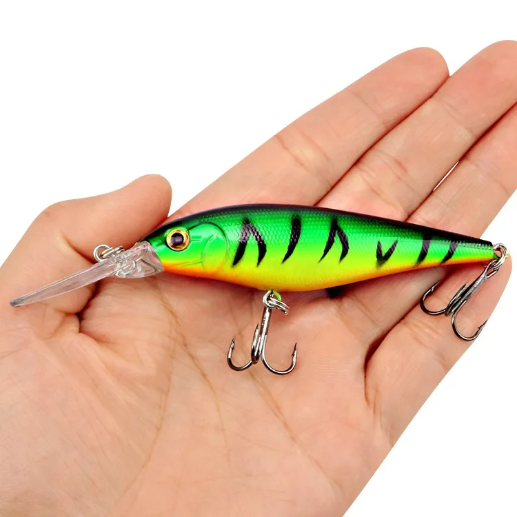 1pcs Minnow Fishing lure Pike Fake Bait Minnows 11cm 10.5g Wobbler Crankbait Trout Carp Fishing Lures Swimbait Tackle