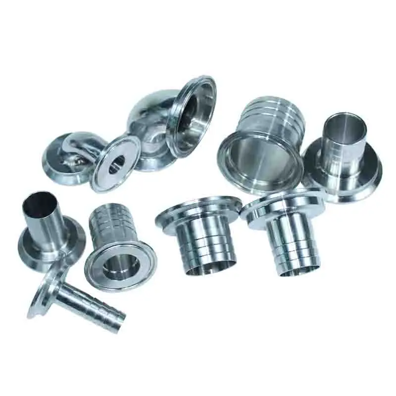 Tri-clamp bardfitting of Check Vavle hose pushall fittings All size Filling Machine ferrule flange connector part SHENLIIN