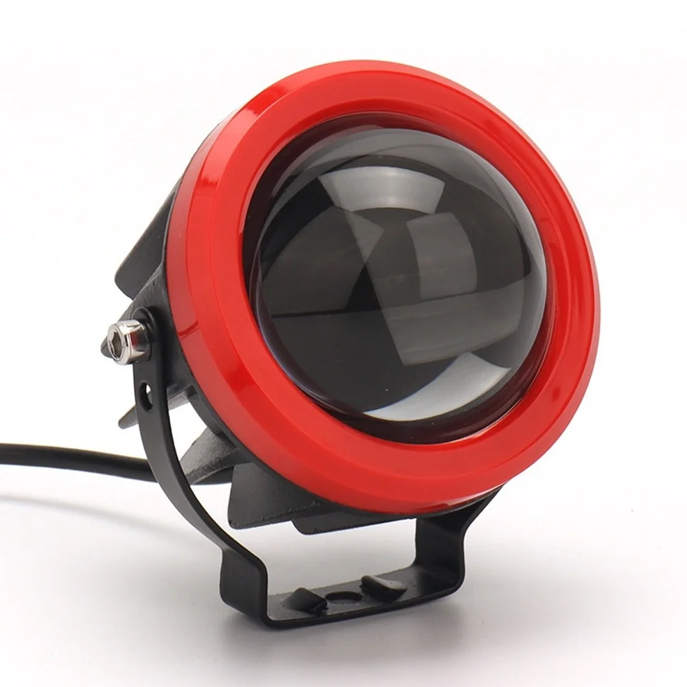 Waterproof LED Light Motorcycle LED Light Night Driving Aluminum Alloy Housing High-intensity LEDs Near Yellow Far White