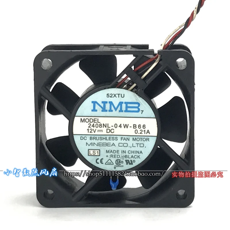 

ОРИГИНАЛ 2408NL-04W-B66 DC12V 0,21A 6020 60*60*20 мм НОВЫЙ ОХЛАЖДАЮЩИЙ ВЕНТИЛЯТОР РАДИАТОР