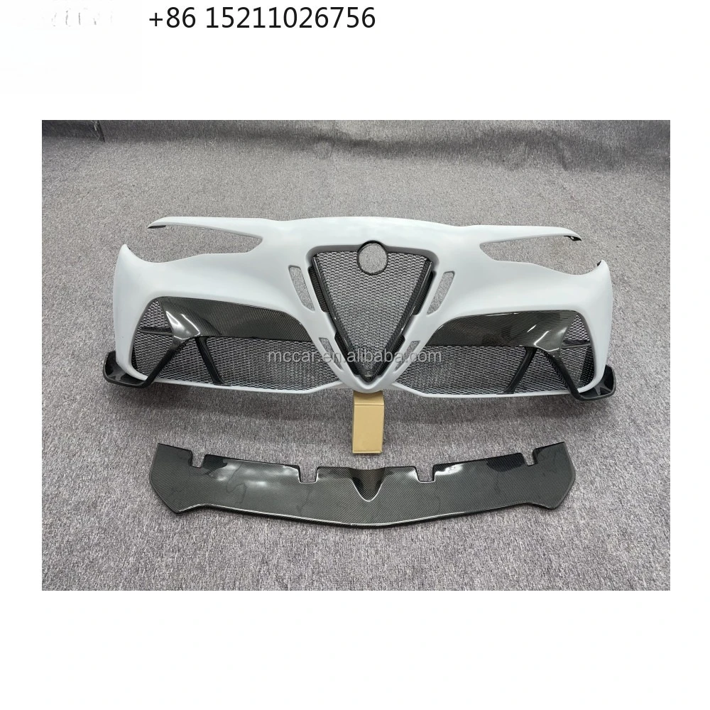 For High Quality GTA-M Style Body Kit Bumper and Engine Hood for Alfa Romeo Giulia Car Exterior Modified Tuning Parts