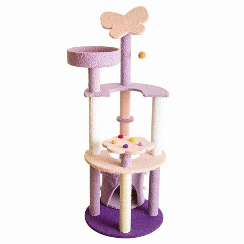 Indoor Climbing Tree House for Cats, Plush Toys, Scratch Board, Tree House, Games Park, Cats Furniture