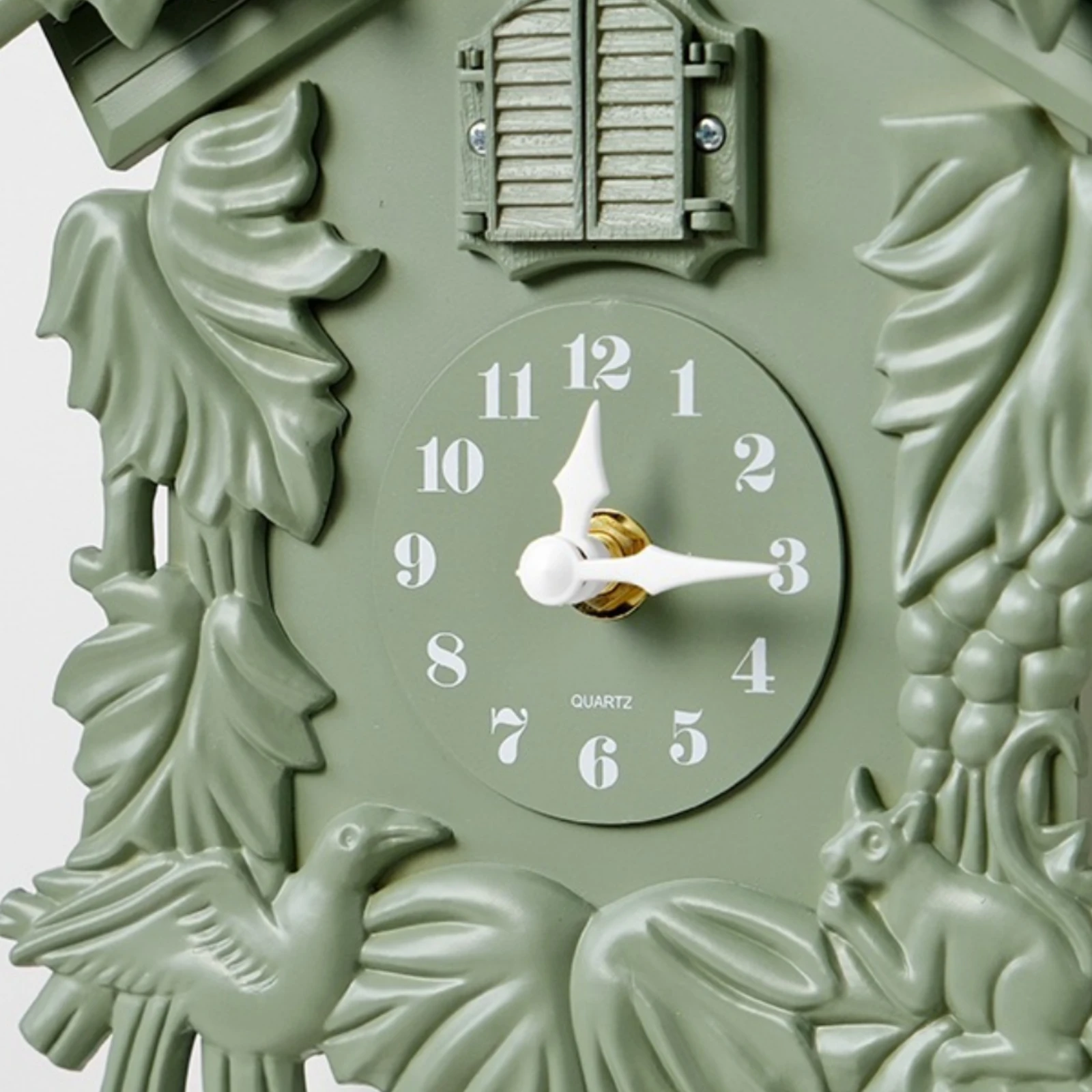 Retro Wall Cuckoo Cuckoo Timepiece Pinecone Weights Decorative Cuckoo Cuckoo Timepiece House Decoration Vintage Home Decor