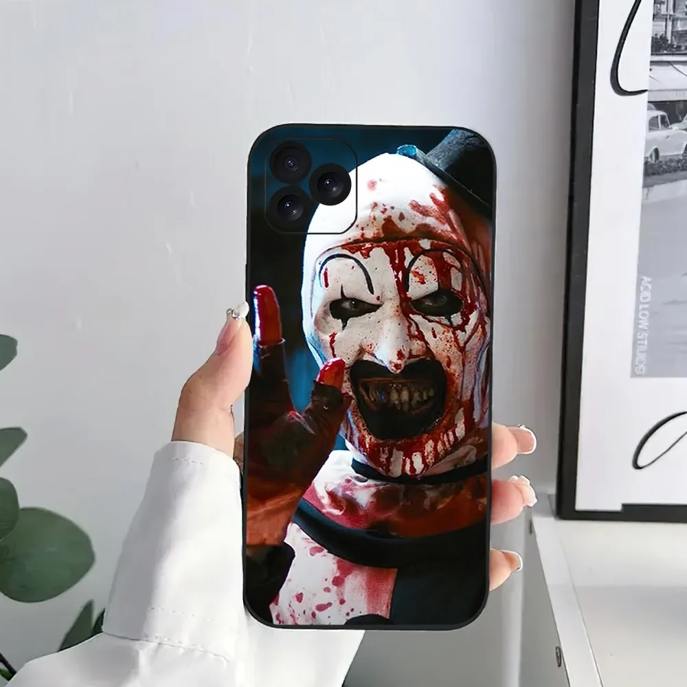 Movie Terrifier Phone Case For iPhone 15 14 13 12 11 8 Mini Xr Xs X Xsmax Pro Max Plus Shell