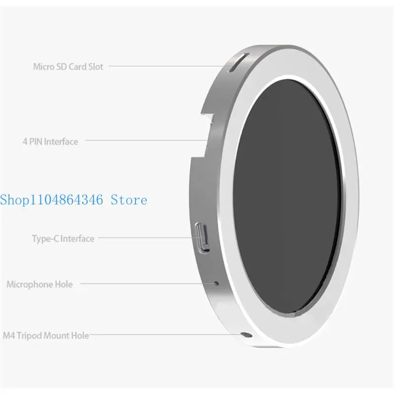 5ASD PC Case Secondary Ekran 480x480 Rozdzielczość z analizą widma muzycznego