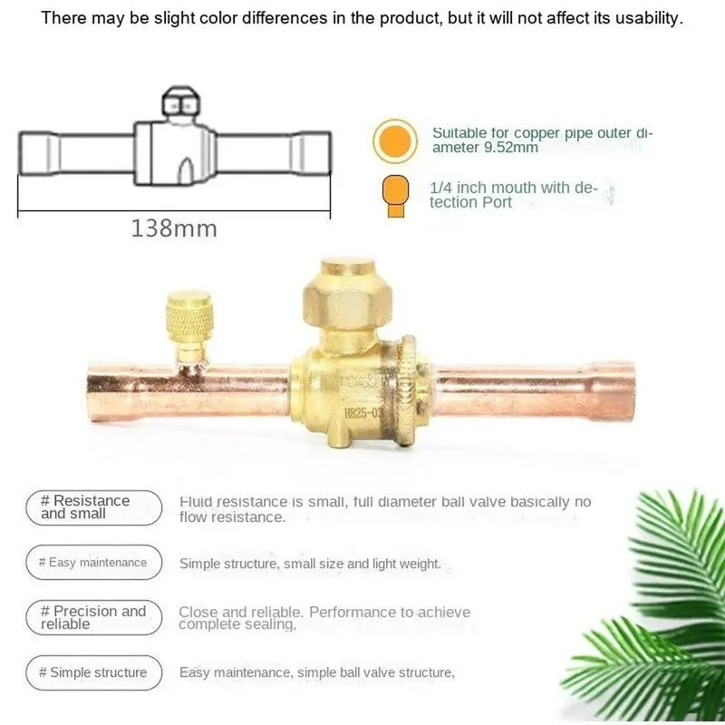 L65A-Two-Way For Freezing And Refrigeration Heat Pump Air Conditioning Units Welded Ball Valve Shut-Off Valve