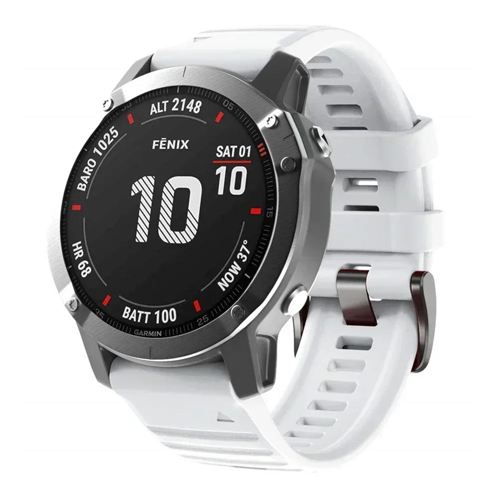 Силиконовый ремешок 22 мм 26 мм для Garmin Fenix 7X 7 Pro Solar/6X 6 Sapphire 5 5X Plus 3 3HR/Epix QuickFit Ремешок для часов 1:1 Официальный ремешок