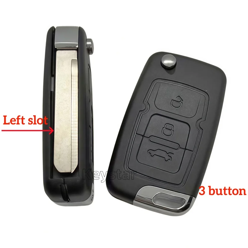 1Pcs Car Key Remote Shell Left Right Key Blade for Geely/Emgrand EC7 GC715 EC718/Englon SC3 SC5 SC7/Free Cruiser GX7 GX718 EC718