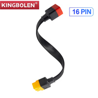 THINKDIAG Cable 16 Pin Male to Female OBD2 Extension Cable Car Diagnostic Tool 0.36M for thinkdiag Easydiag OBDII EOBD Connector
