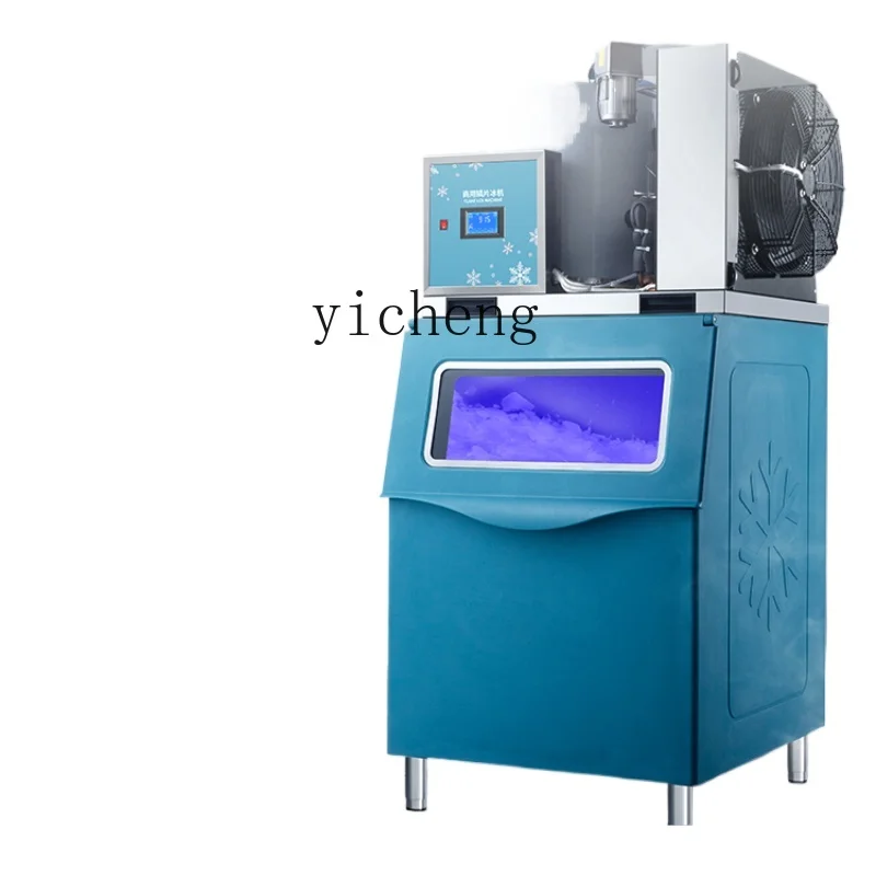 

Tqh Ice Machine Commercial Thin Ice Machine Big Production Supermarket Seafood Buffet Automatic Ice Maker