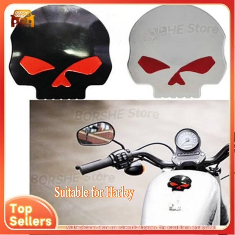 

2026 Suitable for Harley Skull Style Fuel Tank Cap CNC High End Cool Motorcycle Modification Accessories