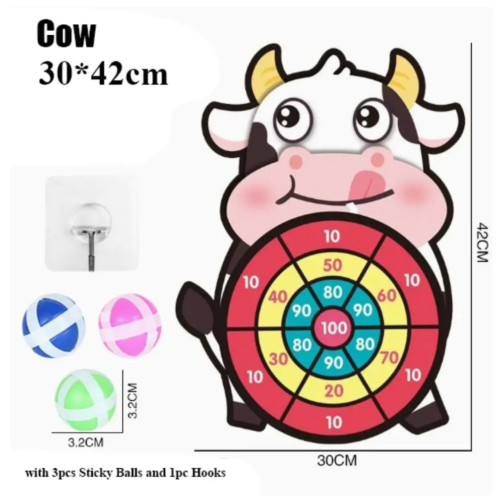 com 3 bolas pegajosas e ganchos animais dardo jogos de tabuleiro multiestilos dos desenhos animados jogo esportivo brinquedos jogos educativos