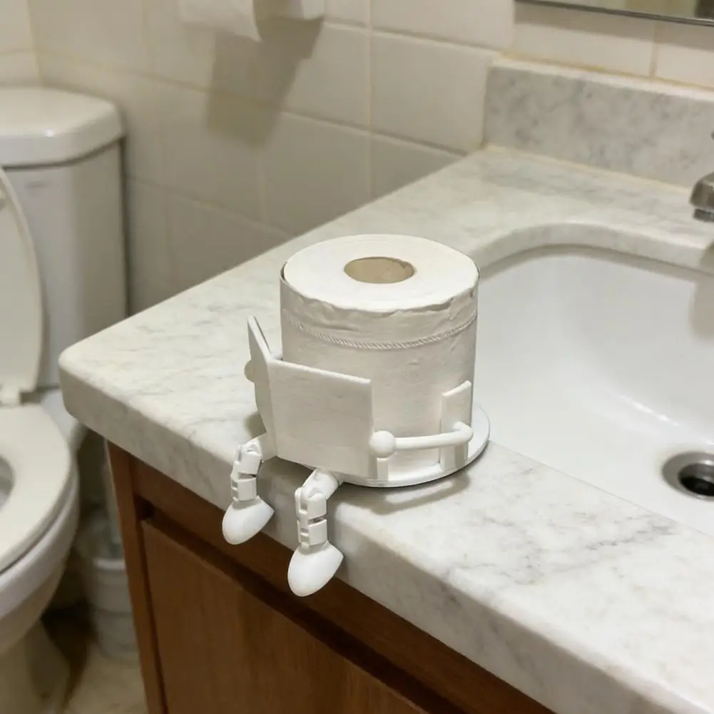 An Amusing Reading Toilet Paper Holder , Bathroom Roll Dispenser That Combines Practicality, Bathroom Fun Toilet Paper Holder view 4