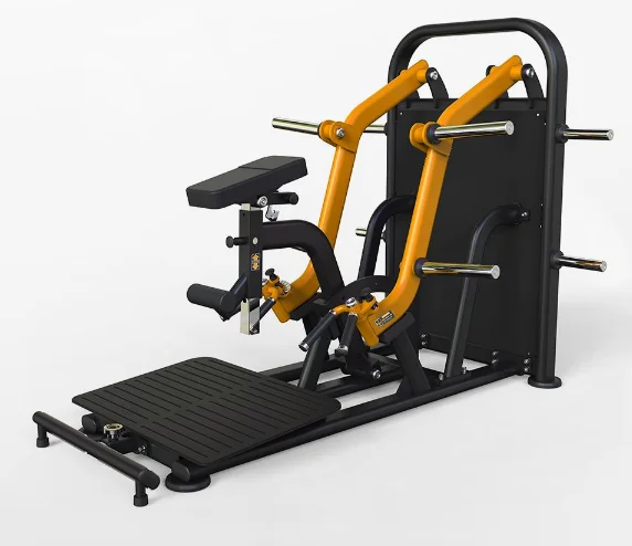 Heavy-Duty Steel Frame Plate Loaded Commercial Gym Use Back Training Exercise Machine Seated Iso Lateral Low Row