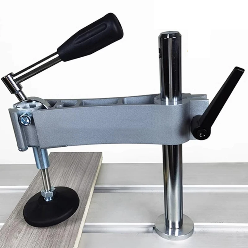 

Adjustable horizontal hinge clamp eccentric press manual clamp precision sliding table panel saw precision table saw press