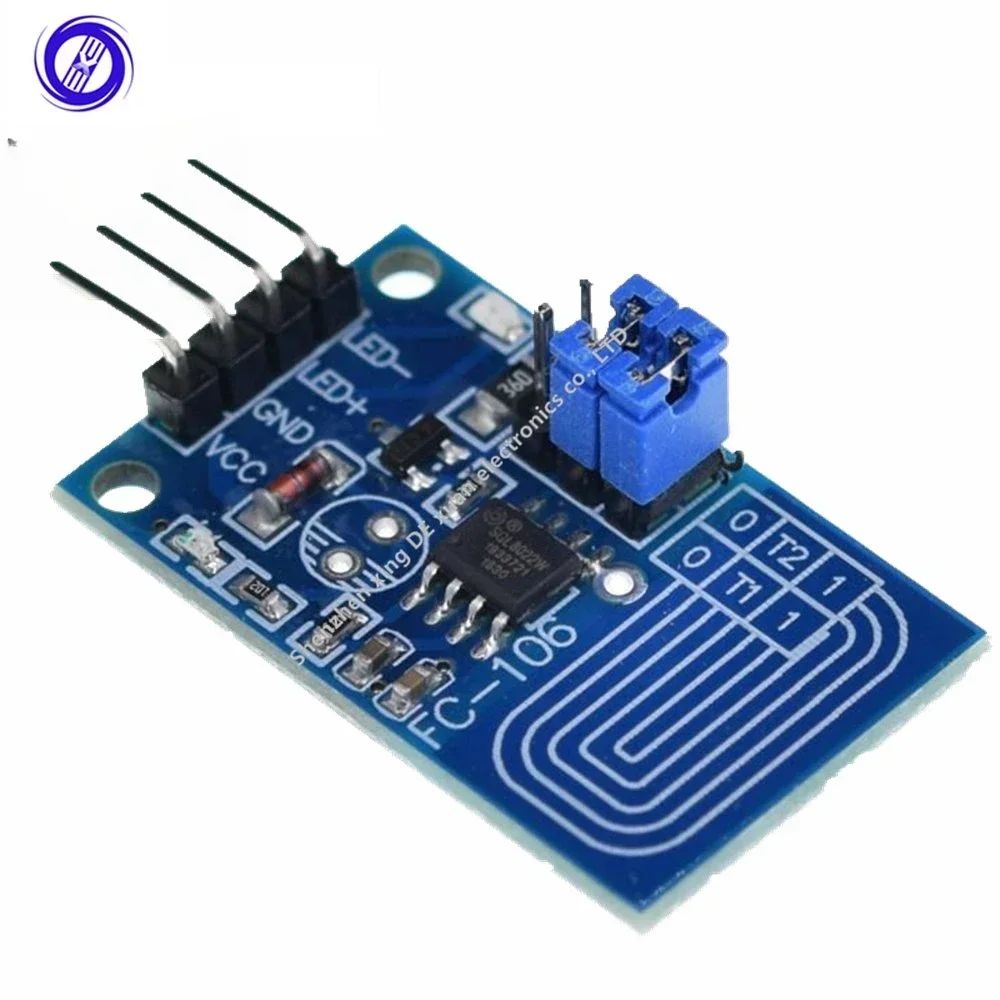 5PCS Smart Electronics Capacitive touchdimmer Constant pressure stepless dimming PWM control panel type LED dimmer switch module