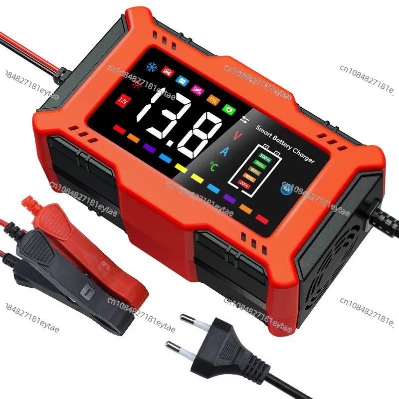 12V6A Lithium Iron Lead Oxide 14.6V Motorcycles Battery Charger Smart Pulse