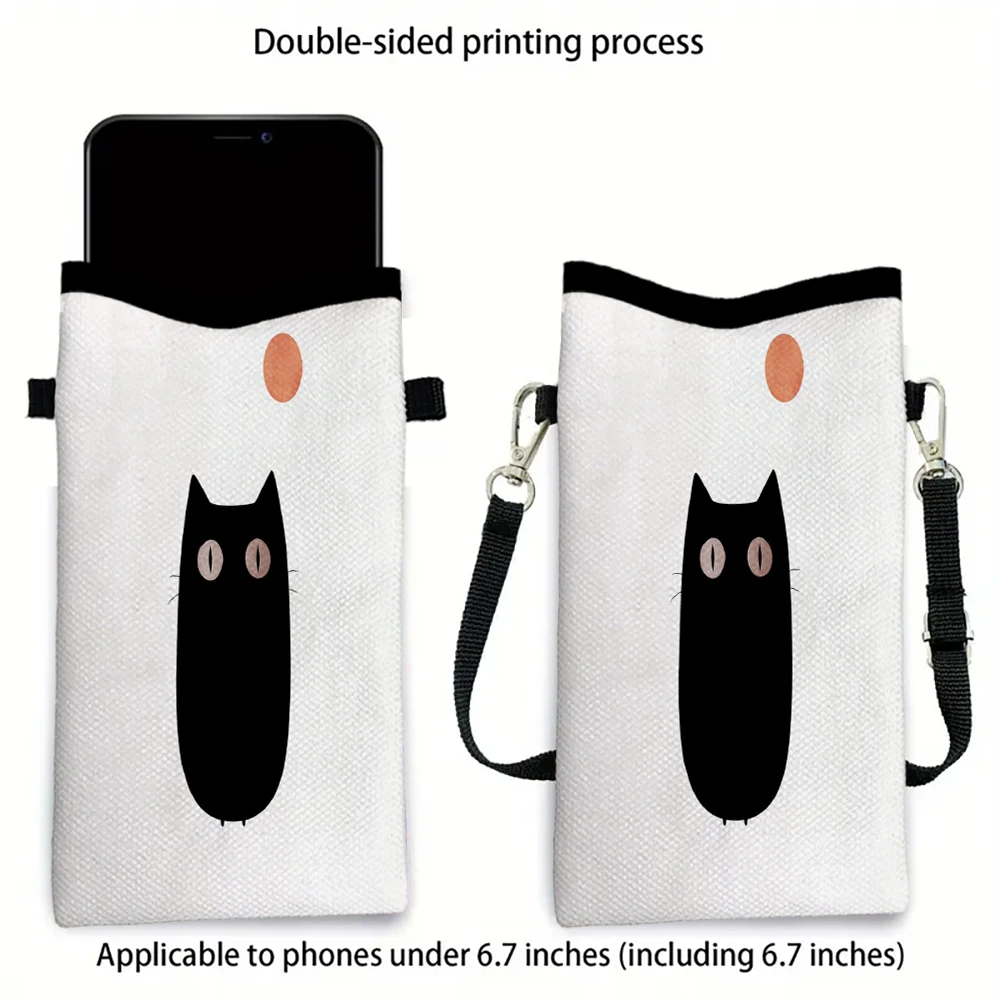 

Abstract Animals Shoulder Bag High Quality Phone Bag with Adjustable Strap, Casual Style Women's Wallet StorageBag8.23