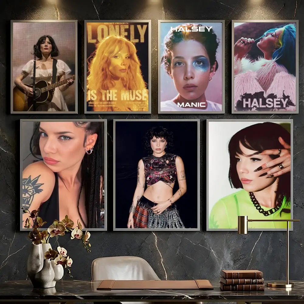 Singer H-Halsey Poster --HD-- Self-Adhesive Waterproof High-Toughness Universal Wall Decor