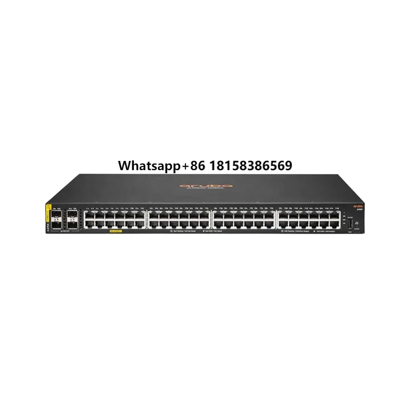 

JL675A 48G Managed Ethernet Switch R8N86A Model QoS SNMP POE Switch VLAN Function 1U Chassis Height 100m Transmission Distance