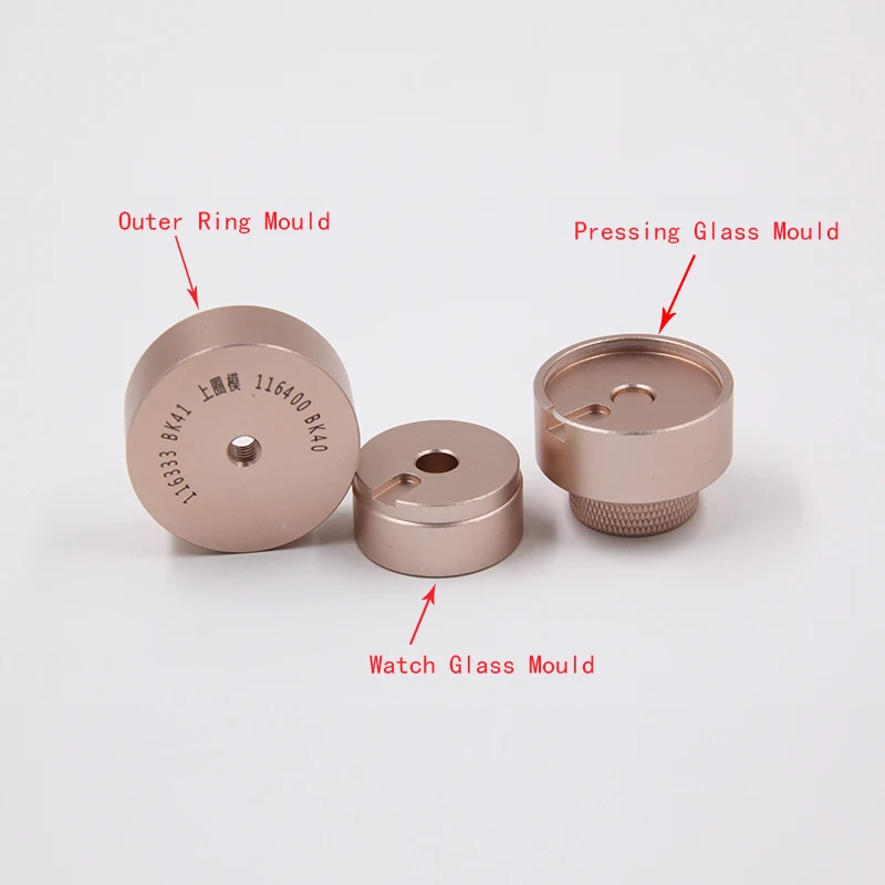 Professional Watch Bezel Gasket Inserting Die Sets for Installing RLX Bezel Gaskets for Pressing RLX Watch Crystal 116610 116264