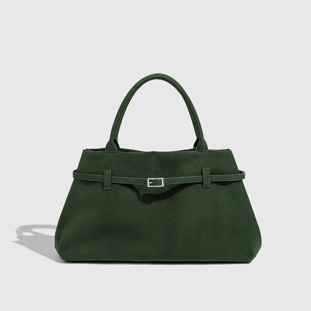 

2025 Autumn Winter Women's Suede genuine leather Bag Shoulder Handbag Large Capacity Single Tote Bag Handbag Luxury Designer Bag