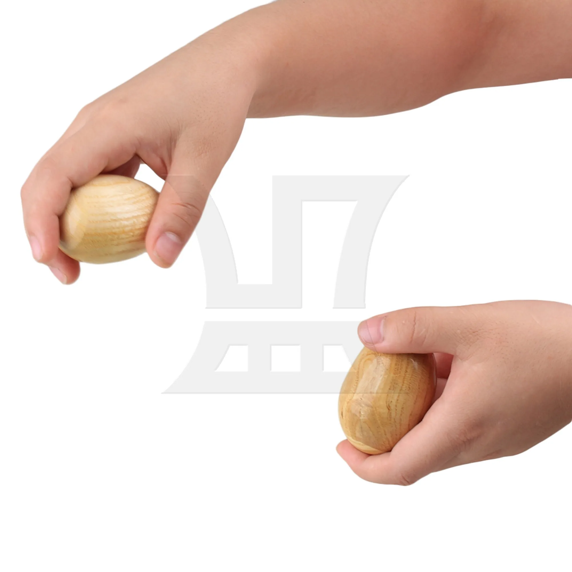 

Yibuy 1pcs Wooden Sand Egg Instrument for Stage Performance Accompaniment