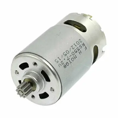 

DC 7.2V 10.8V 12V 14.4V 16.8V 18V 21V 9 Teeth Gear Motor Replacement for Hitachi Rechargeable Electric Drill 550