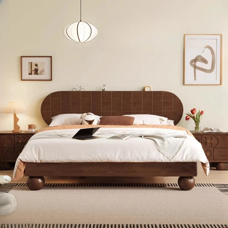 

Headboards European Bed Simple Children Single Space Saving Double Design Bed Sleeping Safe Letto Matrimoniale Unique Furniture