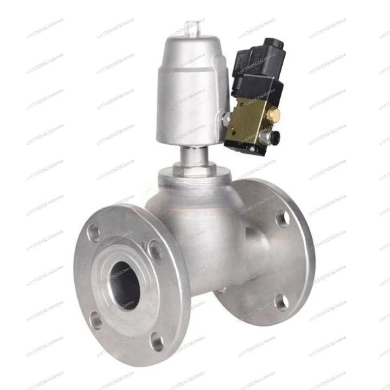 Pneumatic Angle Seat Valve JL2000-1-2-PB Stainless Steel DN15-80mm Single Double Acting Flange