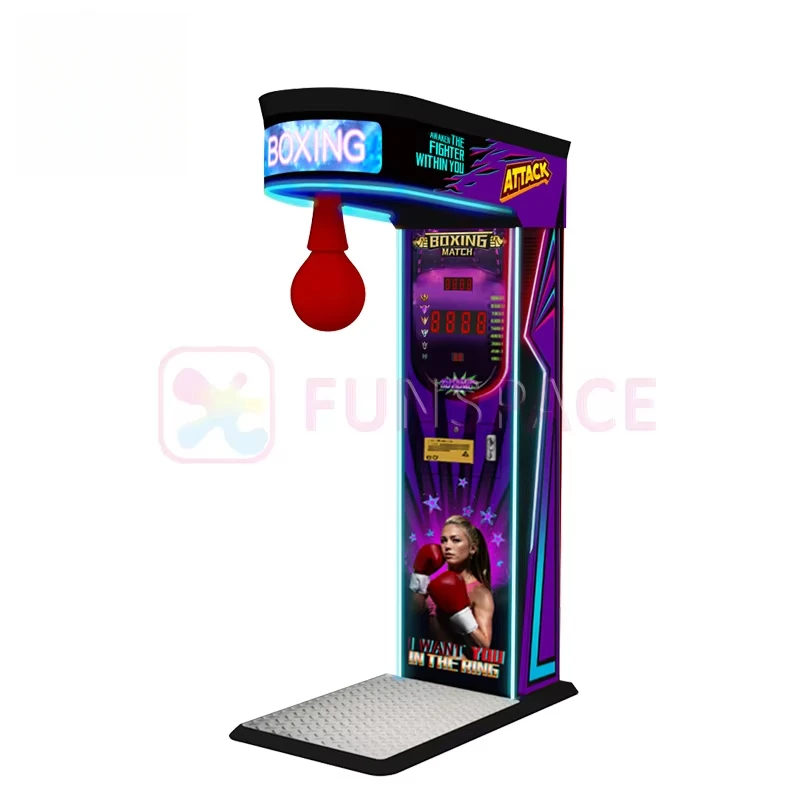 Funspace Coin Operated Games Arcade Punch Boxing Machine Electronic Dynamic Boxing Arcade Game Machine