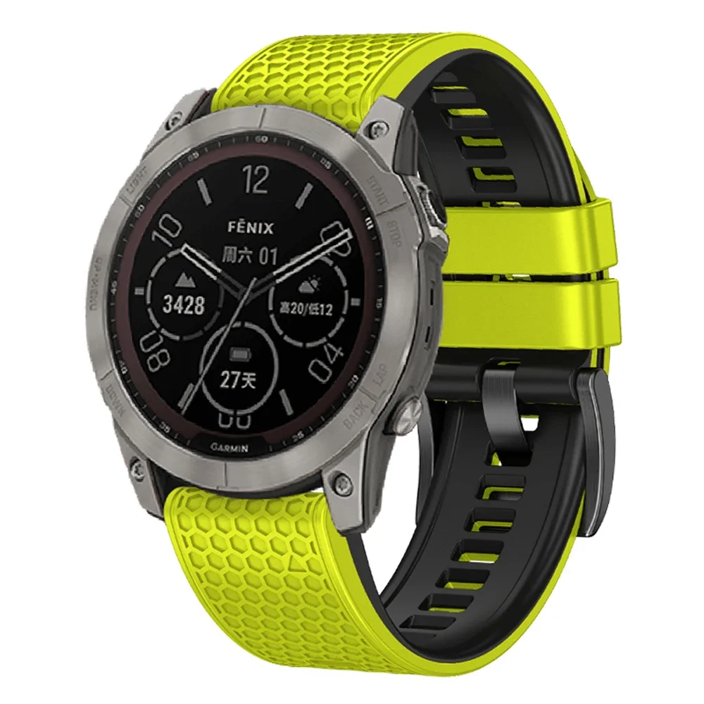 Quickfit-Correa de silicona para reloj, pulsera para Garmin Epix Pro Gen 2 Enduro 2, Mk2i, Mk1, G1, MARQ, 26mm, 22mm