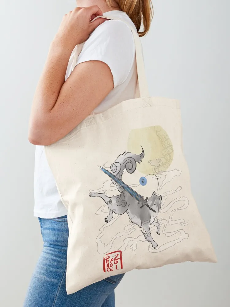 The Great Grey Wolf - Sifkami Tote Bag personalized tote bags for women shoping bag custom fabric bag