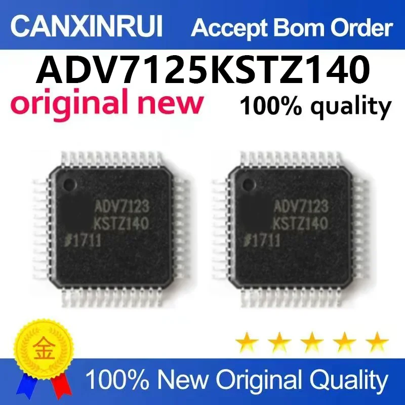 (5pcs-100pcs)New ADV7125KSTZ140-RL ADV7125 LQFP-48 10 bit high-speed video DAC