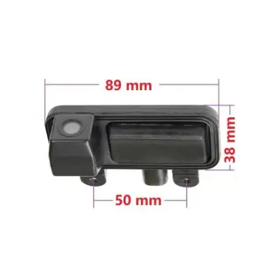 Wide Angle Lens Rear View Camera For Safe Reversing Black Waterproof Camera 1280x720 Resolution Low Light Sensor