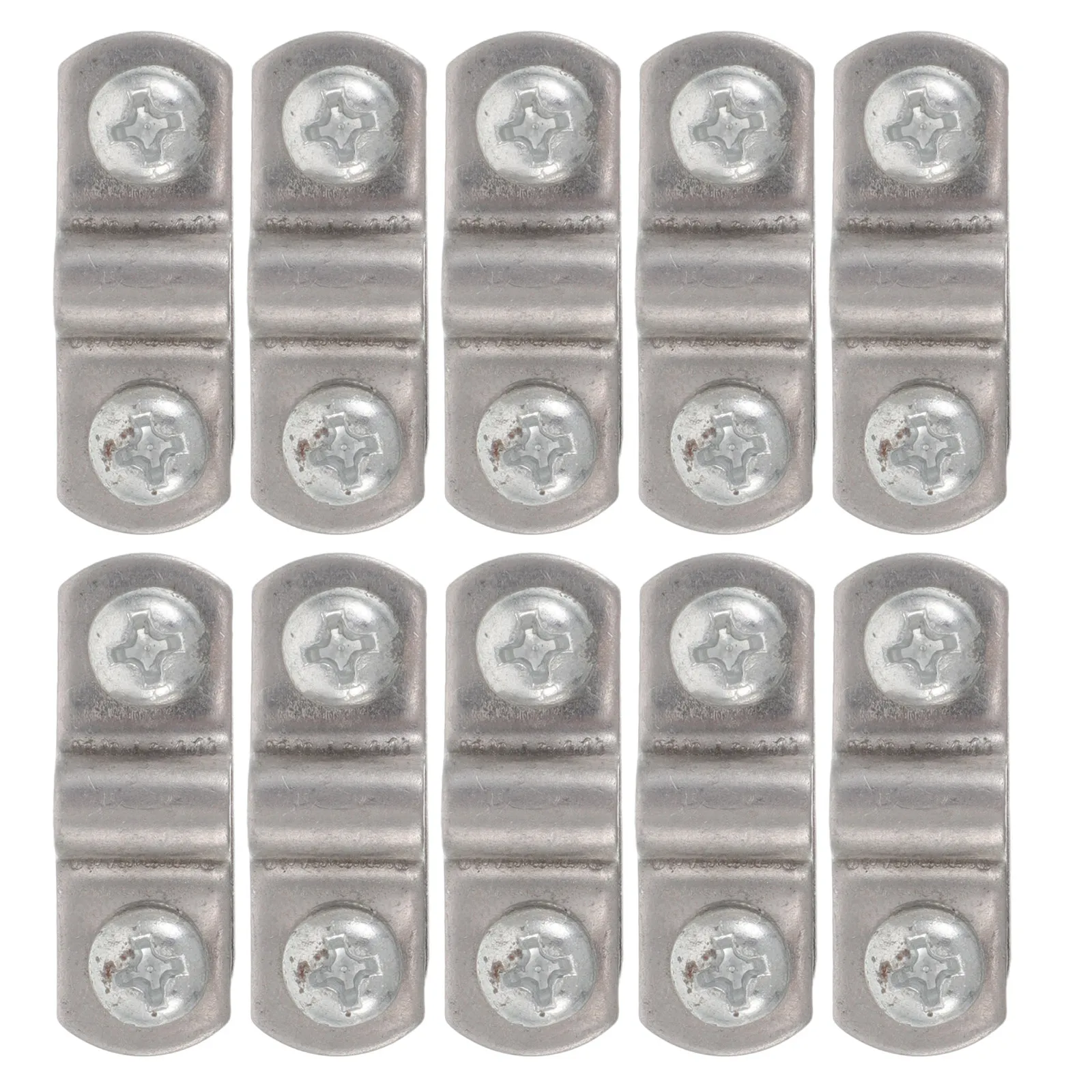 

10 Pcs Bicycle Clip Screws Mudguard Fixing Plate Leg Clamp Support Pole Bike Accessory
