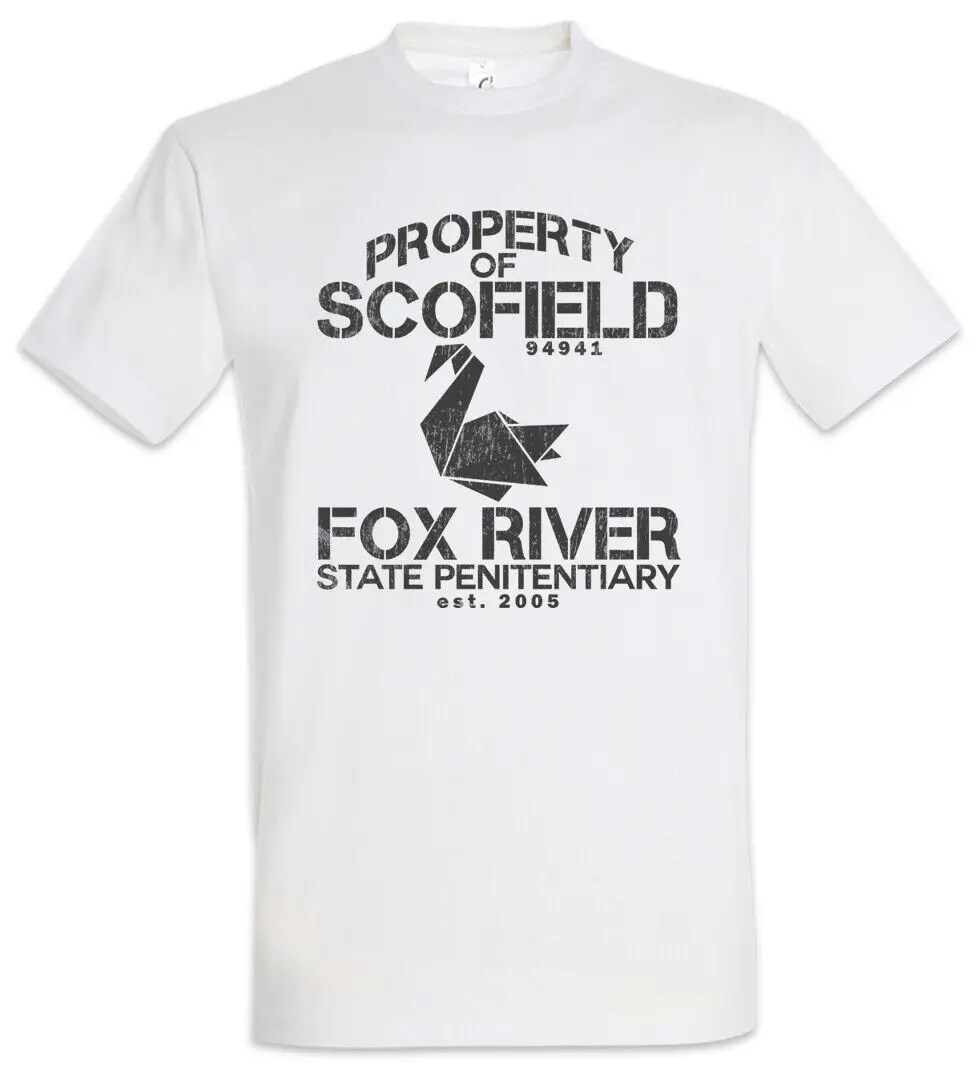 Property Of Scofield T Shirt Prison Michael Logo Symbol Break Sign Fun