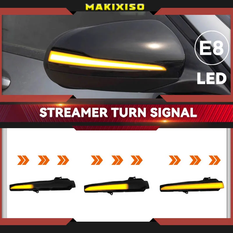 

2 шт. динамический поворотник для Mercedes Benz C E S GLC W205 X253 W213 W222 V Class W447 светодиодный указатель поворота индикатор бокового зеркала