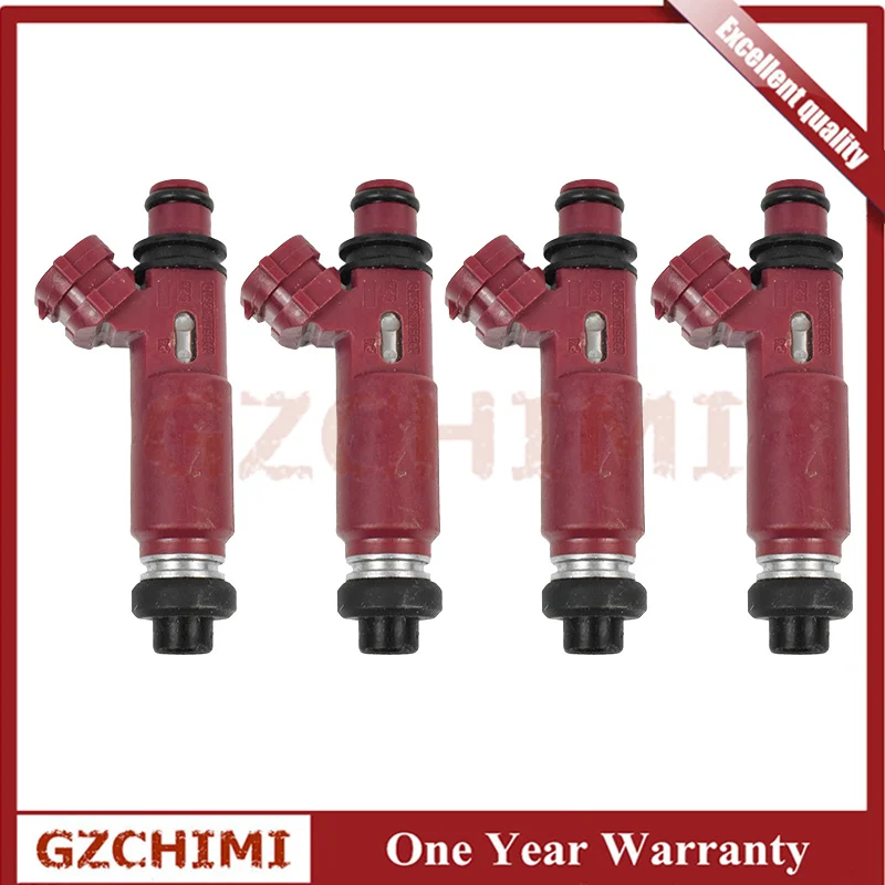 4 PCS Fuel Injectors Nozzle 195500-3310 For Mazda Miata 1999-2000 1.8L-L4 1955003310 BP4W-13-250 FJ584 842-12201 M666 4G1402