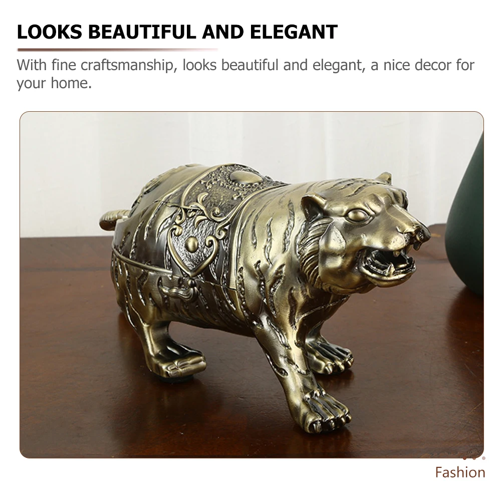 

Тигровый орнамент, пепельница, контейнер для сигарет, настольный креативный Astray, украшение для дома, изысканная круглая форма