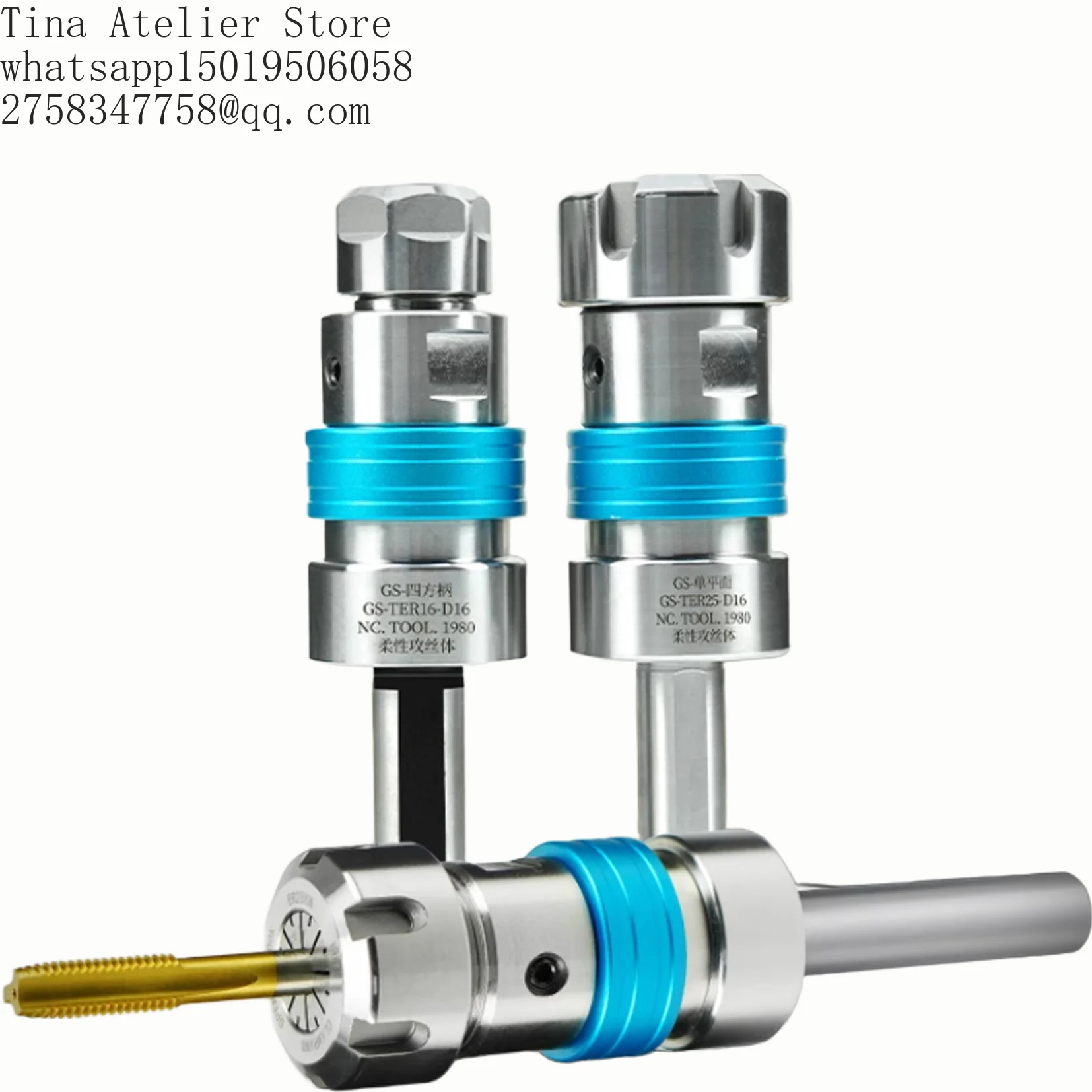 Bidirectional Floating Tapping Tool Holder Machining Center BT40 Flexible Telescopic Tap Chuck CNC Lathe Tapping Fixture