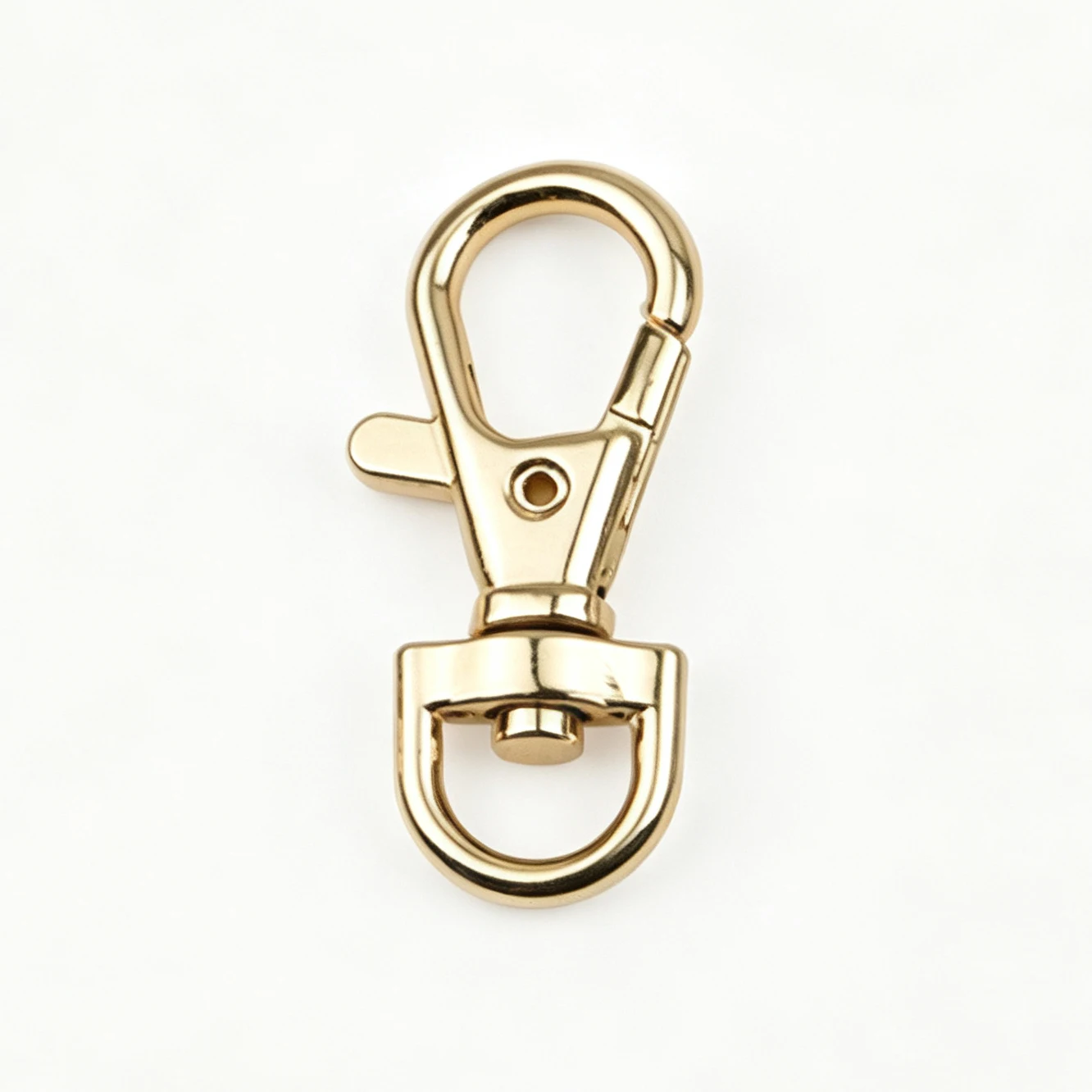5/10 Stück Metall-Karabinerhaken Drehbarer D-Ring Auslöseclip Hummerverschluss Schnallen Karabiner für Taschenriemen Schlüsselanhänger Zubehör – Detail 7