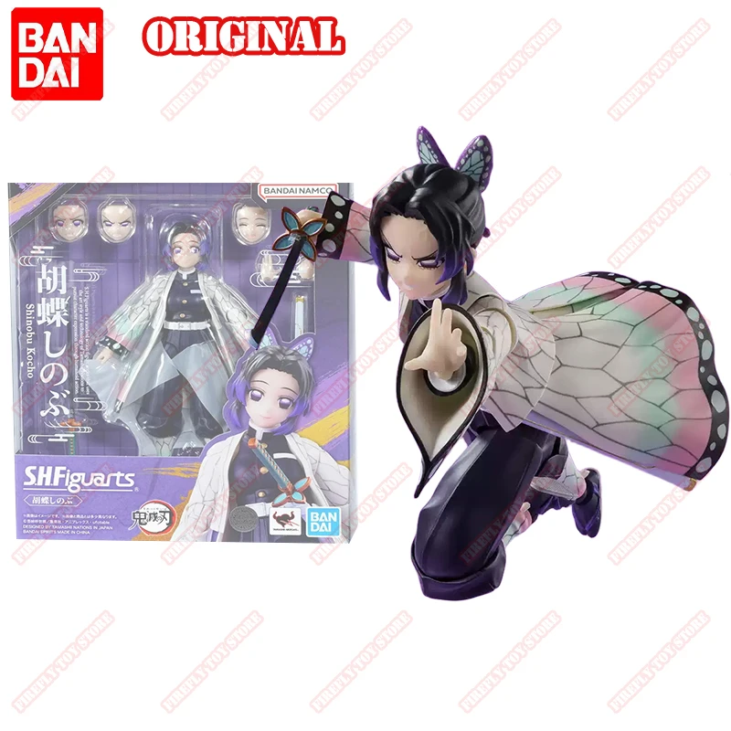 ฟิกเกอร์อนิเมะดาบพิฆาตอสูร ฮาชิระ โคโจ ชิโนบุ ของแท้จาก BANDAI รุ่น SHF ของเล่นโมเดลแอคชั่น