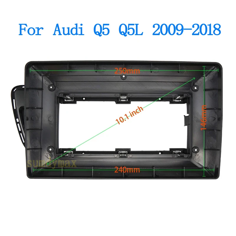 

10.1inch 2din car radio fascias For Audi Q5 Q5L 2009-2018 Car Radio Video Frame Dashboard Panel