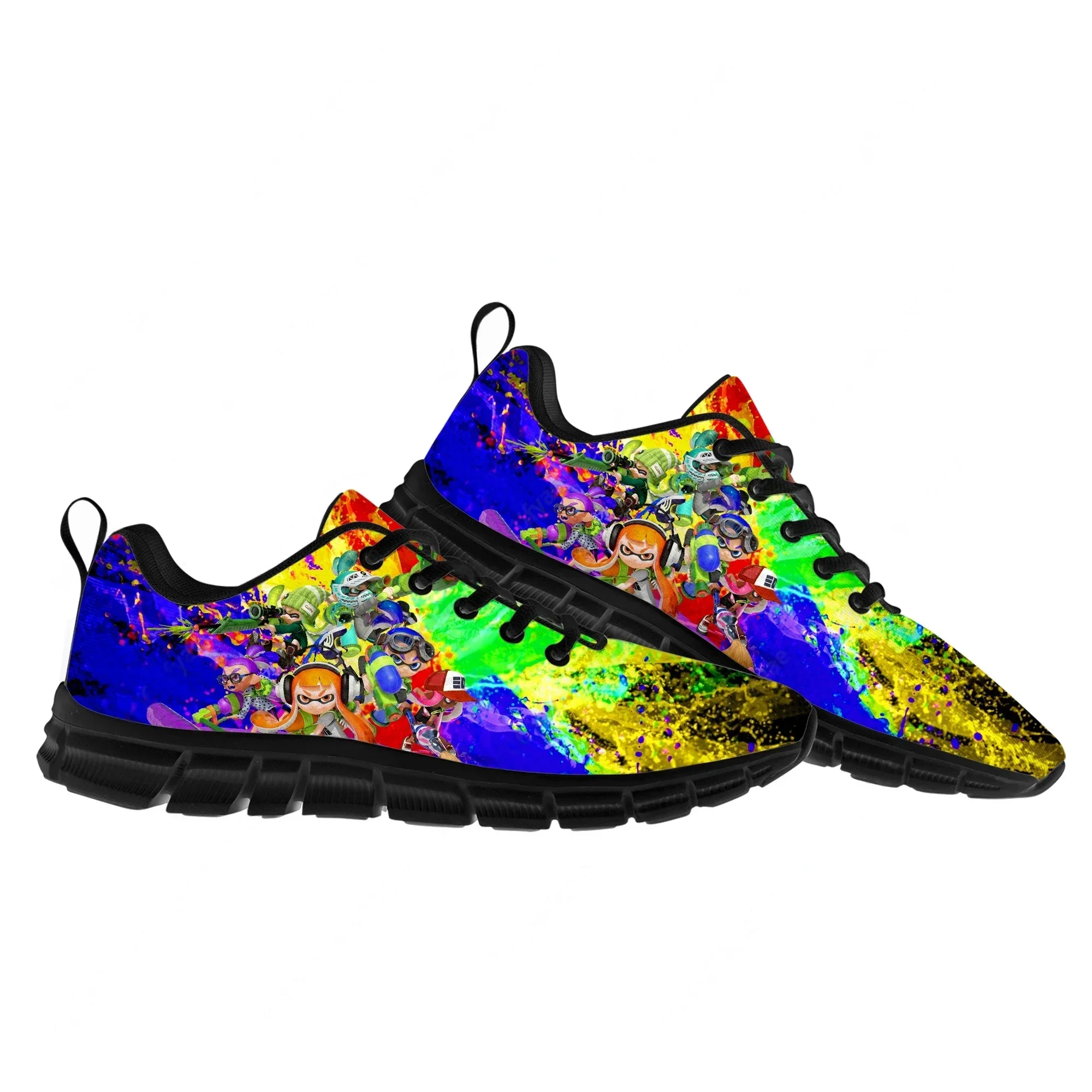 

Splatoons Game Fan Sports Shoes Mens Womens Teenager Breathable Lace-up High Quality Sneakers Casual Custom Quality Couple Shoes