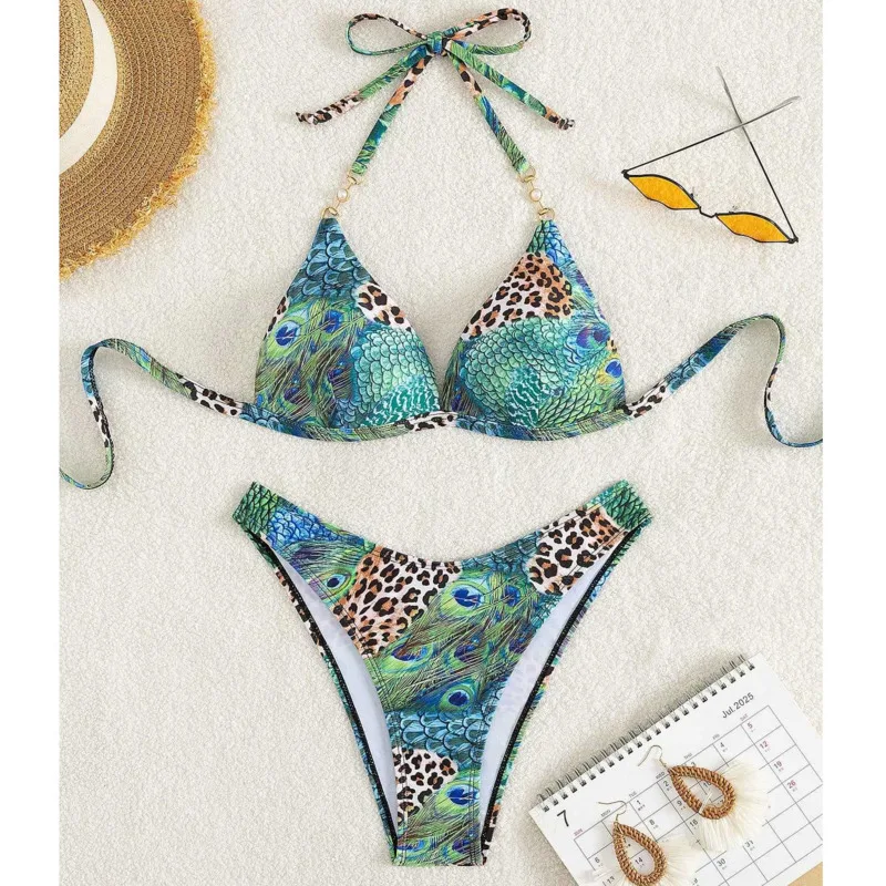 

Print Sexy Bikinis 2026 Women's Swimwear Female Swimsuit For Swim Wear Bathing Suits Brazilian Bikini Set Beachwear Pool Bather