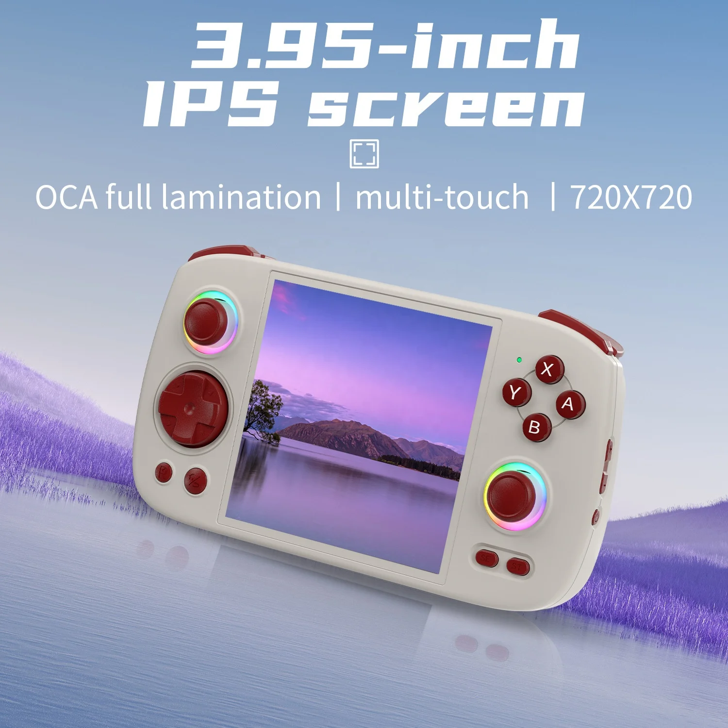 Handheld Game Console 128GB 3.95 Inch IPS Screen Android 13 RGB Joystick 5G Wifi Video Game Player For Gift