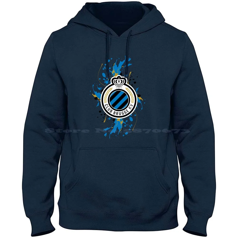 

Club Brugge Koninklijke Voetbalvereniging 100% Cotton Hoodie Club Brugge Koninklijke Voetbalvereniging Club Football