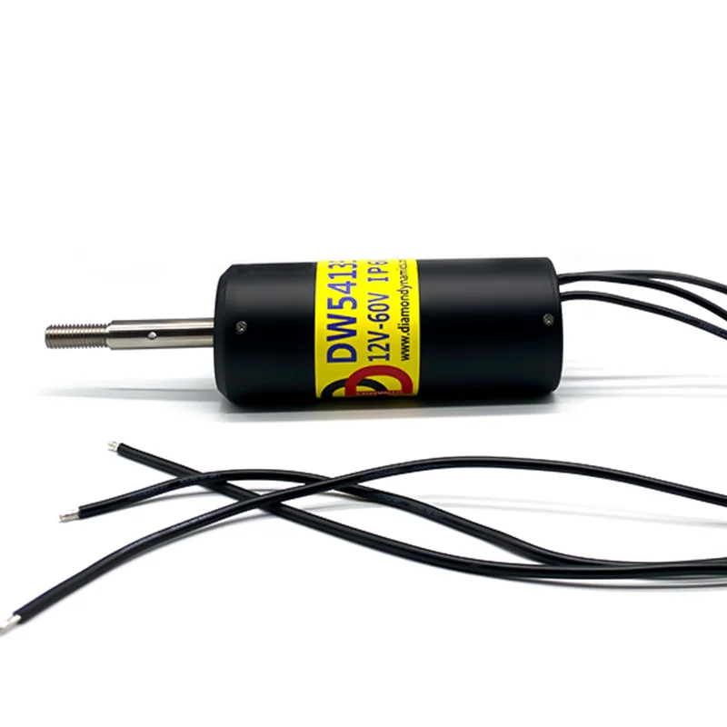 

Waterproof Brushless Motor 3500w 12-60V IP68 Torquec: 4.0(N.M) Suitable for Underwater Propellers, AUV, ROV Underwater Robots