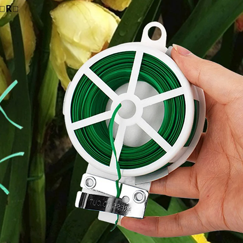 〔R〕100 m flexibler Gartenbindedraht zur Pflanzenstütze, zum Klettern, für Kletterpflanzen, zur Stabilisierung von Gemüse, zum Binden von Eisen, zur Befestigung von Leinen〔Winter2〕
